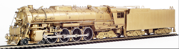 HO Brass Model Trains - Hallmark Models VIP Series Rock Island Railroad 4-8-4 Class R-67 - Unpainted