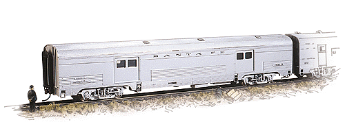 Walthers HO Scale 932-6405 Budd Baggage Car Sante Fe