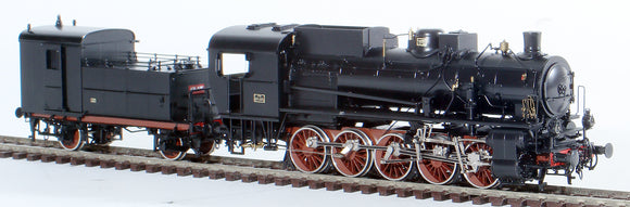 Micro Metakit 05901H Italian FS Class 470 Freight Locomotive Black/Red Livery