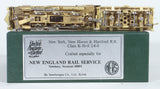 HO HO BRASS MODEL MODEL TRAIN - NERS Models New Haven 2-6-0 Steam Locomotive Class K-1b/d - Unpainted