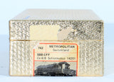 Metropolitan #742 HO Brass Model Train - Swiss Electric Locomotive Class Ce6/8 - Factory Painted