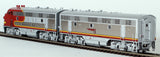 HO Brass Model Trains - Challenger Imports ATSF Sante Fe EMD F7 A+B+B=A  Diesel Set - Factory Painted