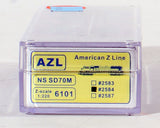 AZL 6101 Norfolk Southern SD70M – Z-Gauge Diesel Locomotive