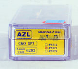 AZL 6202 Chesapeake & Ohio GP7 – Z-Gauge Diesel Locomotive