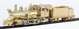 HOn3 Brass Model Train - Westside Models Denver & Rio Grande Western 2-8-0 Class C-25 Locomotive - Unpainted