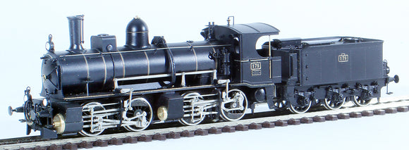 Metropolitan #267 HO Brass Model Train - Swiss Mallet Steam Locomotive Class D2 X 2/2 - Factory Painted