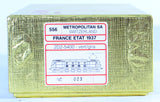 Metropolitan #556 HO Brass Model Train - French SNCF Electric Locomotive Class 2D2 - Factory Painted