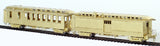 HOn3 Brass Model Trains - Key Models San Juan Denver Rio Grand Western (D&RGW) Passenger Car Set - Unpainted