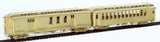 HOn3 Brass Model Trains - Key Models San Juan Denver Rio Grand Western (D&RGW) Passenger Car Set - Unpainted