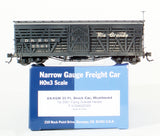 HOn3 Model Trains - Blackstone Models D&RGW HOn3 Denver & Rio Grande Western Stock Car, road number 5561 (Weathered)