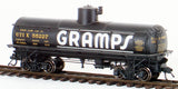 HOn3 Model Trains - Blackstone Models D&RGW #55227 HOn3 Denver & Rio Grande Western Gramps frameless tank car