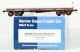 HOn3 Model Trains - Blackstone Models D&RGW HOn3 Denver & Rio Grande Western 30FT Flatcar Weathered