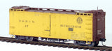 HOn3 Model Trains - Blackstone Models D&RGW HOn3 Denver & Rio Grande Western 30ft Refrigerator, road number 47 (Factory Weathered)