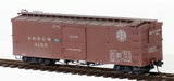 HOn3 Model Trains - Blackstone Models D&RGW HOn3 Denver & Rio Grande Western 30ft Box Car, road number 3155 (Factory Weathered)