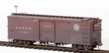 HOn3 Model Trains - Blackstone Models D&RGW HOn3 Denver & Rio Grande Western 30ft Box Car, road number 3390 (Factory Weathered)