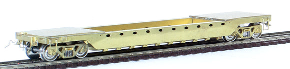 HO Brass Model - Overland Models OMI-3036 Pennslyvania 46' Deep Wall Flat Car - Unpainted