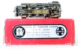 HO Brass Model Trains - Santa Fe 0-6-0T 'Fireless Cooker' Steam Locomotive & Tender #2299 - Painted