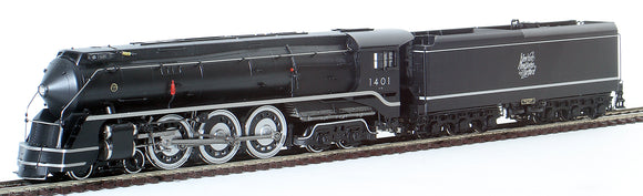 HO Brass Model Trains - PSC #17788.1 New Haven Railroad 4-6-4 Class I-5 #1401 - Factory Painted