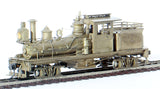 HO Brass Model Trains - PFM PACIFIC FAST MAIL HARRINGTON LUMBER 2-TRUCK SHAY - LOGGING LOCOMOTIVE - Unpainted