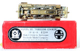 HO Brass Model Trains - Santa Fe 0-6-0T 'Fireless Cooker' Steam Locomotive & Tender #2299 - Unpainted