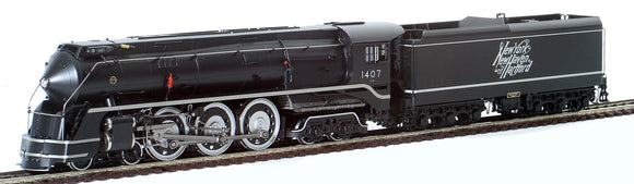 HO Brass Model Trains - PSC #17788.1 New Haven Railroad 4-6-4 Class I-5 #1407 - Factory Painted
