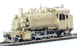 HO Brass Model Trains - Northwest Short Line 2-6-2T Baldwin Saddle Tank Locomotive - Unpainted