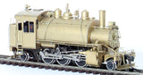 HO Brass Model Trains - Northwest Short Line 2-6-2T Baldwin Saddle Tank Locomotive - Unpainted