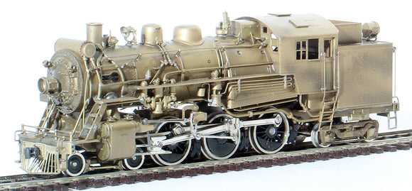 HO Brass Model Train - Pacific Fast Mail CNJ Central New Jersey Railroad 4-8-4T Steam Locomotive - Unpainted