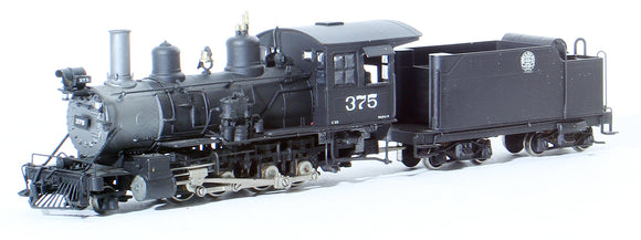 HOn3 Brass Model Train - Westside Models Denver & Rio Grande Western 2-8-0 Class C-25 Locomotive - Custom Painted