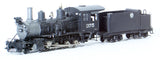 HOn3 Brass Model Train - Westside Models Denver & Rio Grande Western 2-8-0 Class C-25 Locomotive - Custom Painted