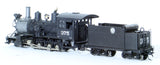 HOn3 Brass Model Train - Westside Models Denver & Rio Grande Western 2-8-0 Class C-25 Locomotive - Custom Painted