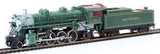 HO Brass Model Train - Empire Midland Models Southern Railroad 2-8-2 Mikado Class 4501 - Custom Painted
