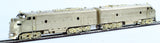 HO Brass Model Train - NJ Custom Brass NJ Custom Brass #117-S New Haven A-A Diesel Set Class FL-9 - Unpainted
