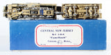 HO Brass Model Train - NJ Custom Brass Central New Jersey 4-8-0 Camelback Locomotive Class K-1 - Unpainted