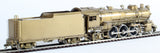 HO Brass Model Train - Overland Models Baltimore & Ohio RR 4-6-2 Pacific Class P-1d - Unpainted