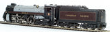 HO Brass Model Train - Tenshodo Canadian Pacific Railroad 4-6-4 Class 2860 Royal Hudson Factory Painted