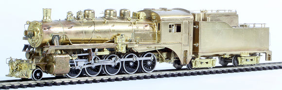 HO Brass Model Train - Van Hobbies Canadian Pacific Railroad 2-10-0 Decapod Locomotive Unpainted