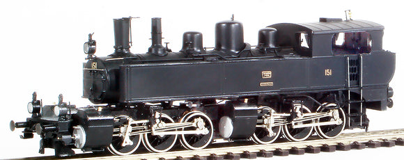 Lemaco HO Brass Model Train - Swiss 0-6-6-0 SBB 2x3/3 Gotthard Tank Locomotive - Factory Painted