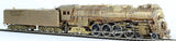 HO Brass Model Train - Pacific Fast Mail Sante Fe Railroad 4-8-4 Northern Steam Loco - Unpainted
